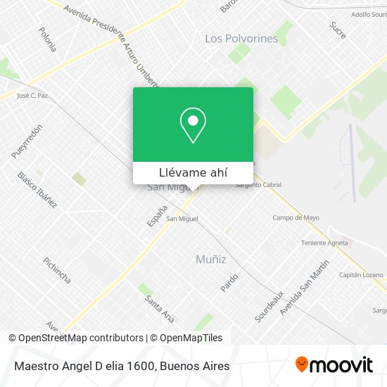 Mapa de Maestro Angel D elia 1600