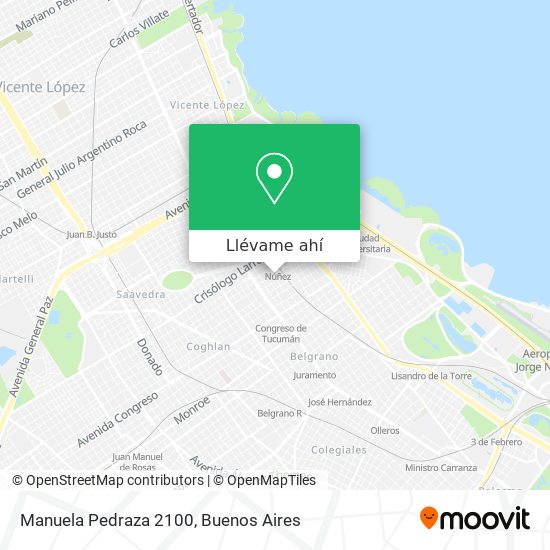 Mapa de Manuela Pedraza 2100