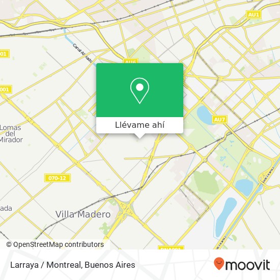 Mapa de Larraya / Montreal