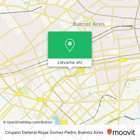 Mapa de Cirujano General-Rojas Gomez Pedro