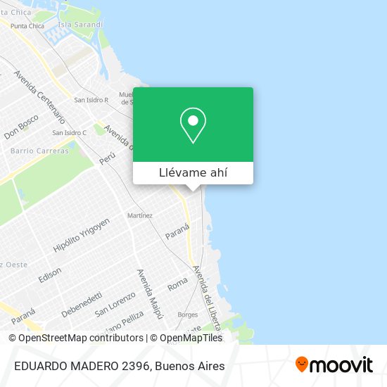 Mapa de EDUARDO MADERO 2396