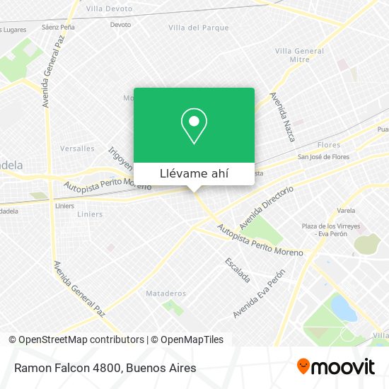 Mapa de Ramon Falcon 4800