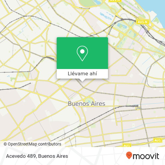 Mapa de Acevedo 489