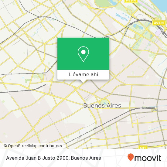 Mapa de Avenida Juan B Justo 2900