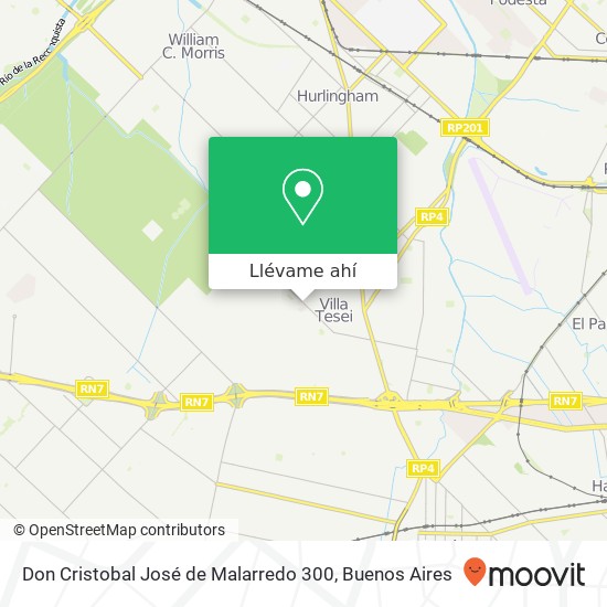 Mapa de Don Cristobal José de Malarredo 300