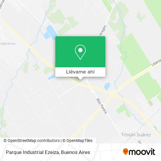 Mapa de Parque Industrial Ezeiza