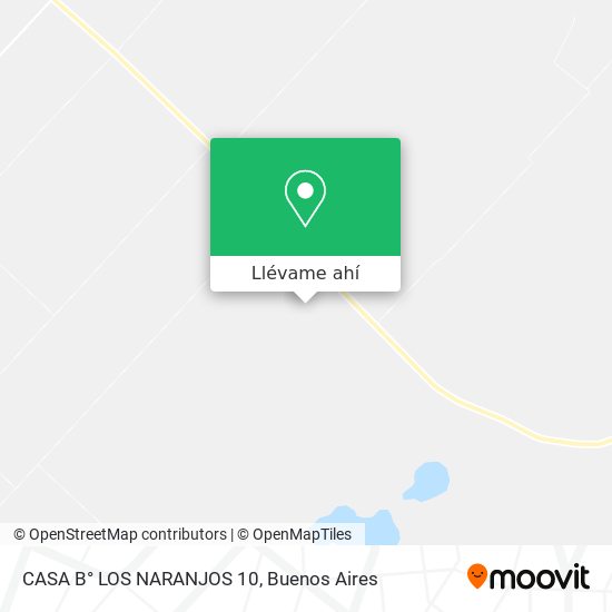 Mapa de CASA   B° LOS NARANJOS   10