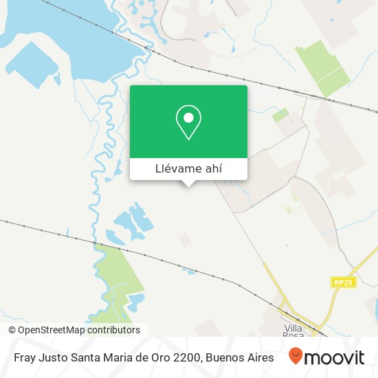 Mapa de Fray Justo Santa Maria de Oro 2200