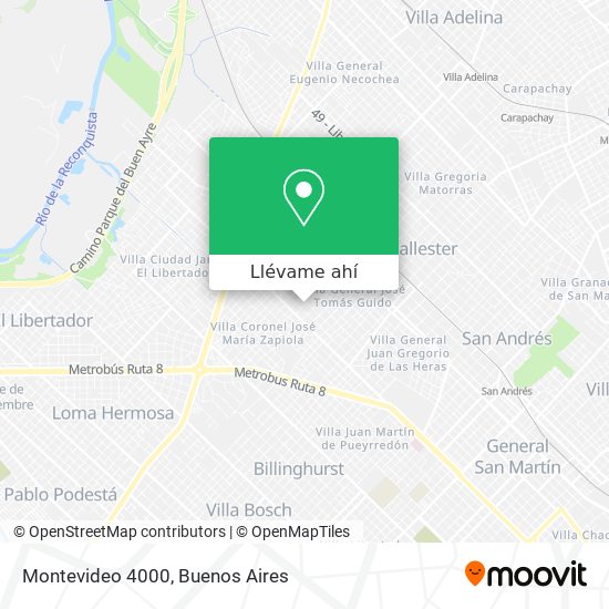 Mapa de Montevideo 4000