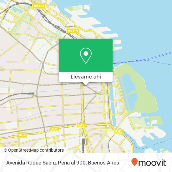 Mapa de Avenida Roque Saénz Peña al 900