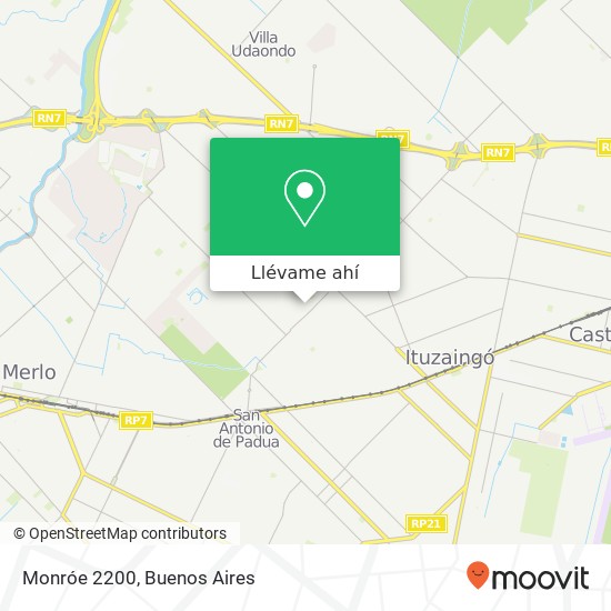 Mapa de Monróe 2200