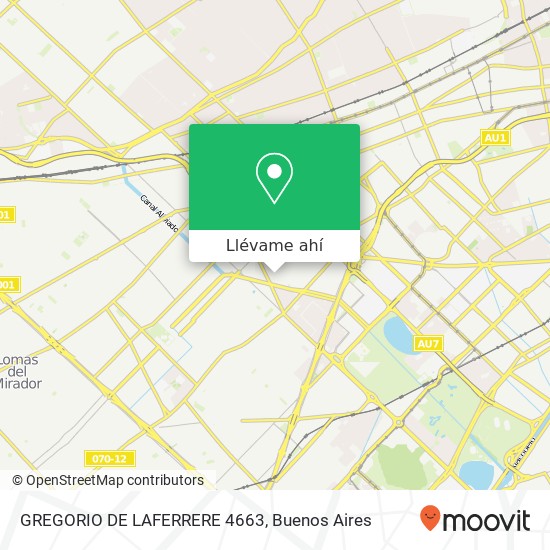 Mapa de GREGORIO DE LAFERRERE 4663