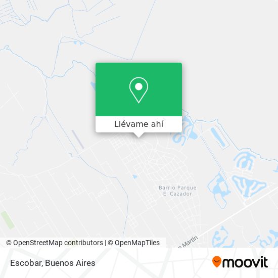 Mapa de Escobar