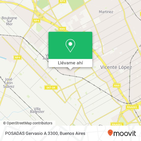 Mapa de POSADAS  Gervasio A  3300
