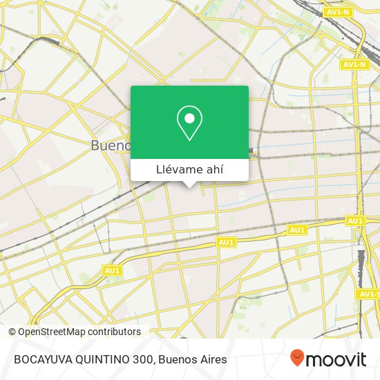 Mapa de BOCAYUVA  QUINTINO 300
