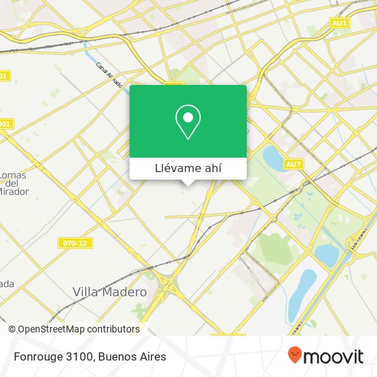Mapa de Fonrouge 3100