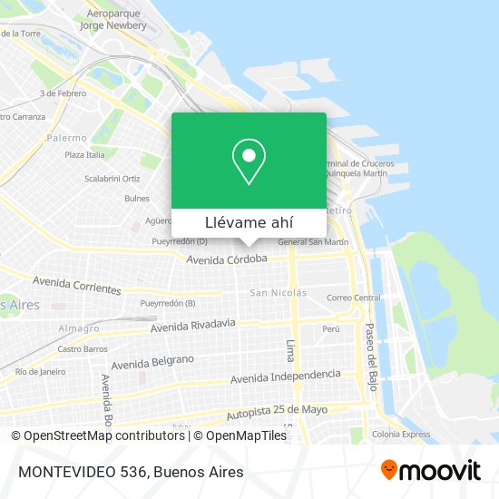 Mapa de MONTEVIDEO 536