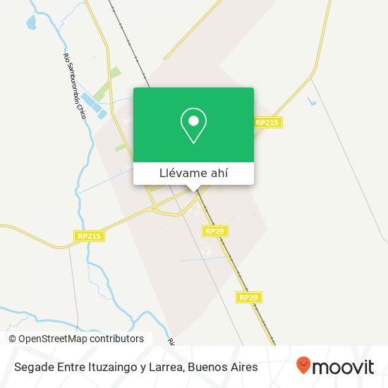 Mapa de Segade Entre Ituzaingo y Larrea
