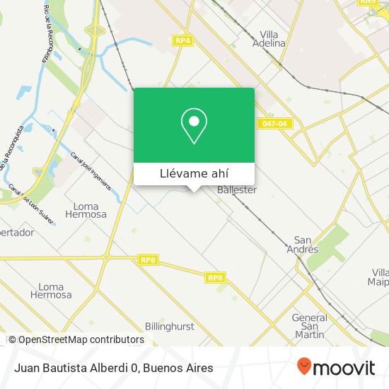 Mapa de Juan Bautista Alberdi 0