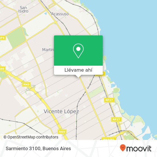 Mapa de Sarmiento 3100
