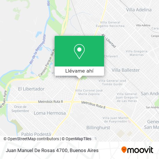 Mapa de Juan Manuel De Rosas 4700