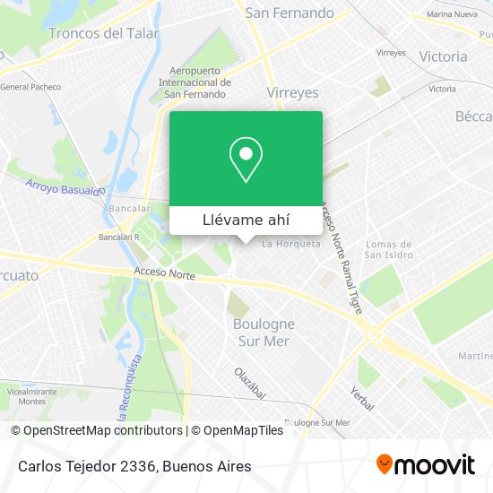Mapa de Carlos Tejedor 2336