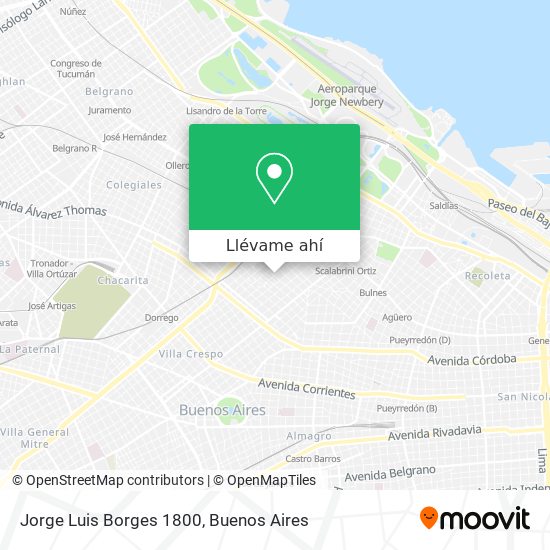 Mapa de Jorge Luis Borges 1800