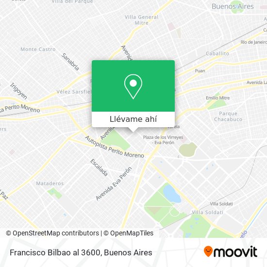 Mapa de Francisco Bilbao al 3600