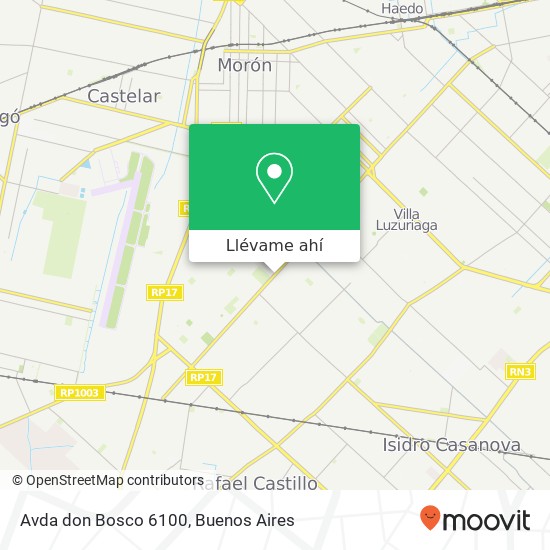 Mapa de Avda don Bosco 6100
