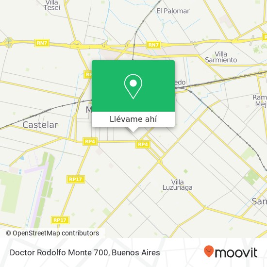 Mapa de Doctor Rodolfo Monte 700