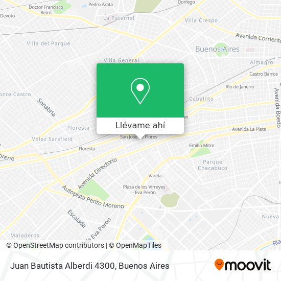 Mapa de Juan Bautista Alberdi 4300