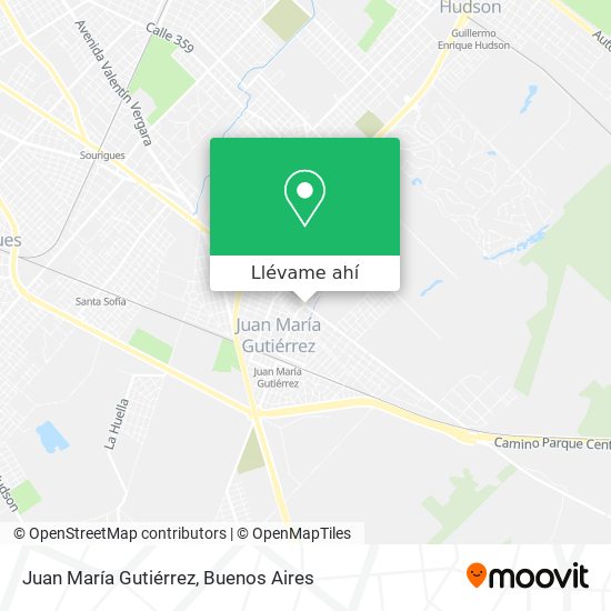 Mapa de Juan María Gutiérrez