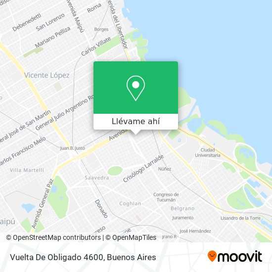 Mapa de Vuelta De Obligado 4600