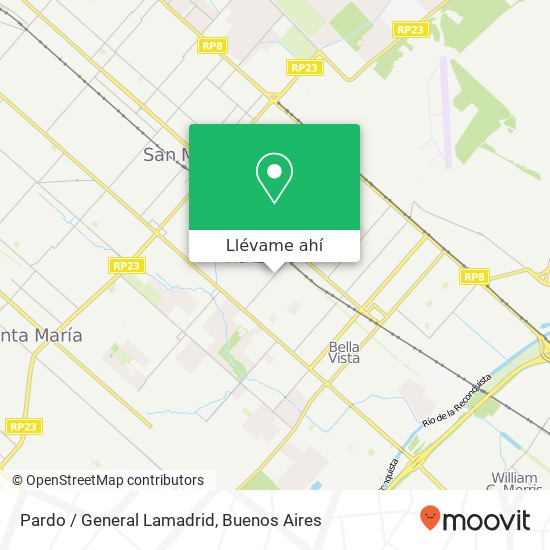 Mapa de Pardo / General Lamadrid