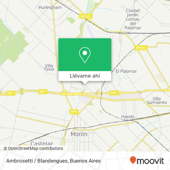 Mapa de Ambrosetti / Blandengues
