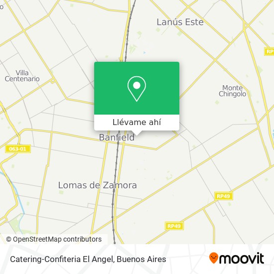 Mapa de Catering-Confiteria El Angel