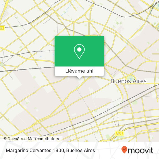 Mapa de Margariño Cervantes  1800