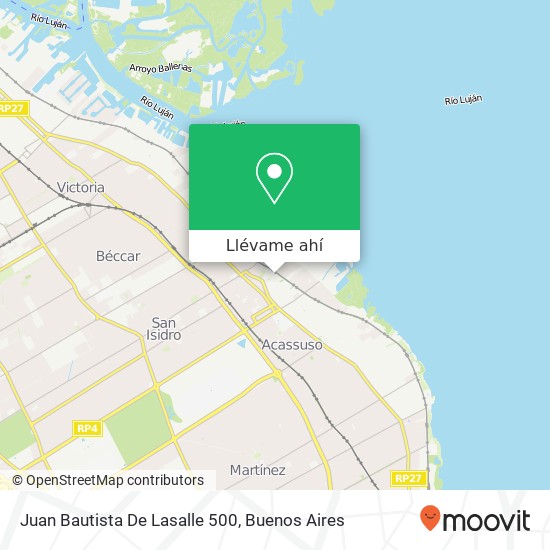 Mapa de Juan Bautista De Lasalle 500