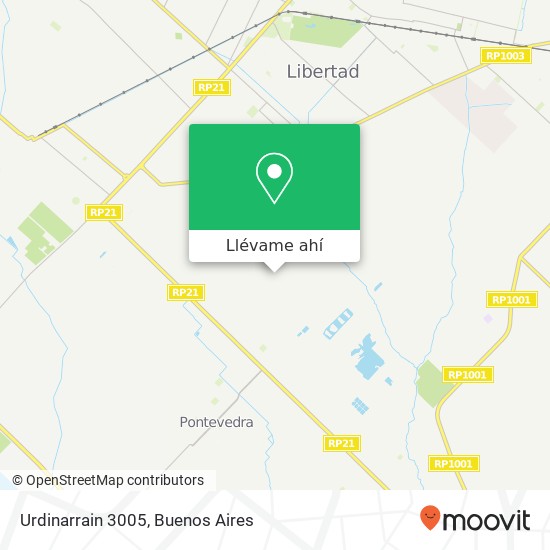 Mapa de Urdinarrain 3005