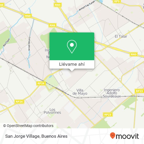 Mapa de San Jorge Village