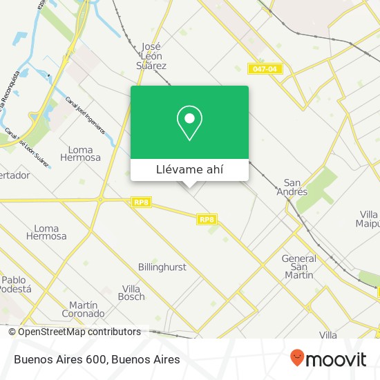 Mapa de Buenos Aires 600