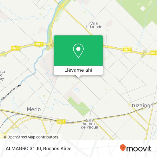 Mapa de ALMAGRO 3100