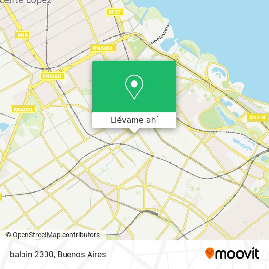 Mapa de balbin 2300