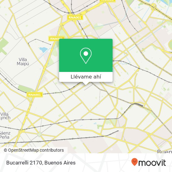 Mapa de Bucarrelli 2170