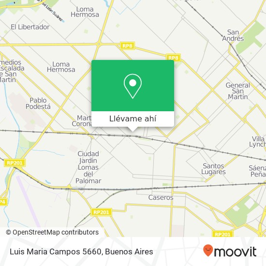 Mapa de Luis Maria Campos 5660