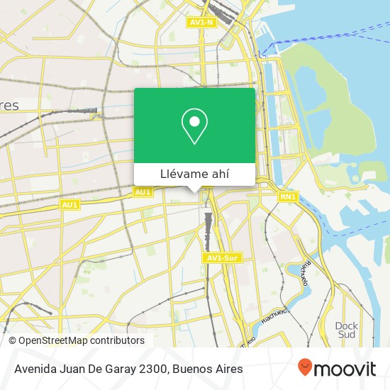 Mapa de Avenida Juan De Garay 2300