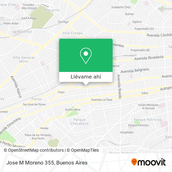 Mapa de Jose M  Moreno 355