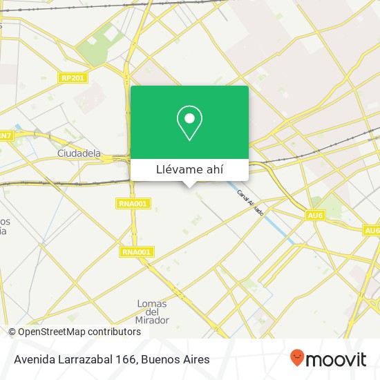 Mapa de Avenida Larrazabal 166