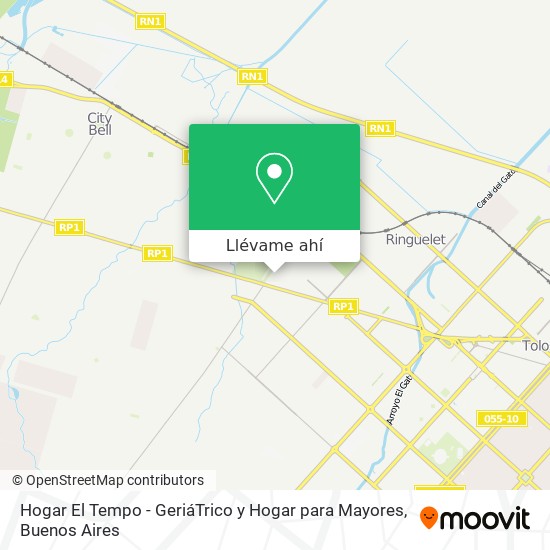 Mapa de Hogar El Tempo - GeriáTrico y Hogar para Mayores