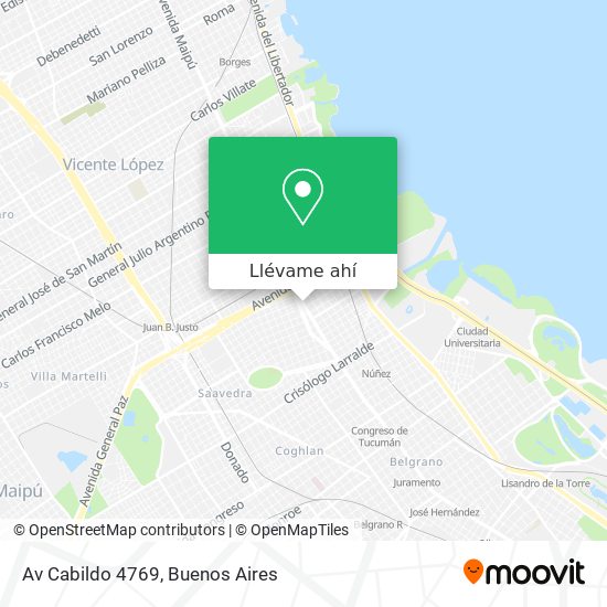 Mapa de Av  Cabildo 4769